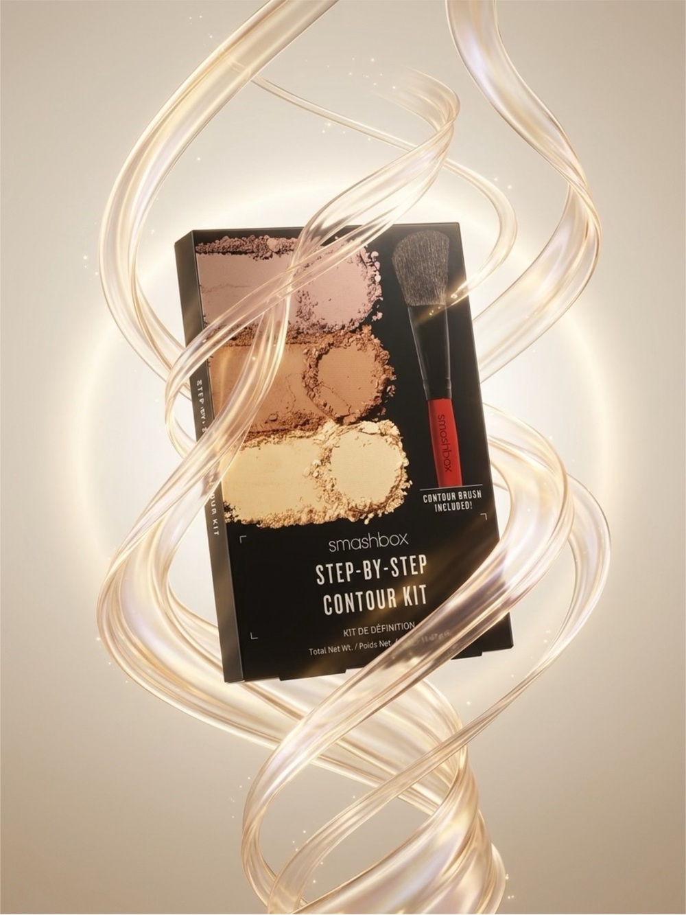 Smashbox Contour Kit in Neutral Brown & Cream with Brush